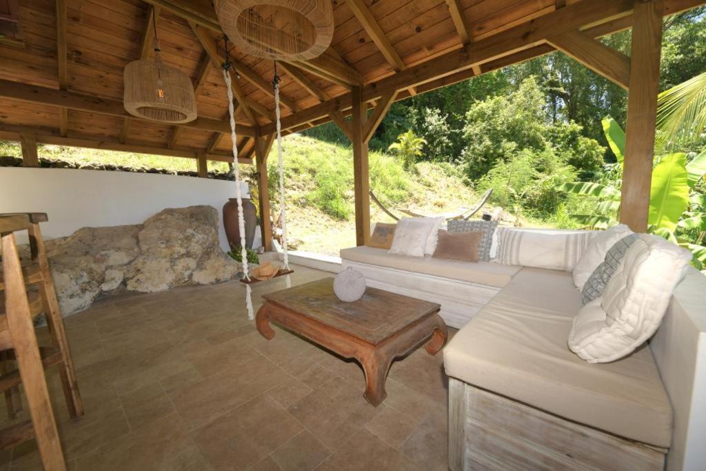 Appartement Cocotier, Elegant T3 Avec Jardin Tropical à Sainte-Anne Extérieur photo
